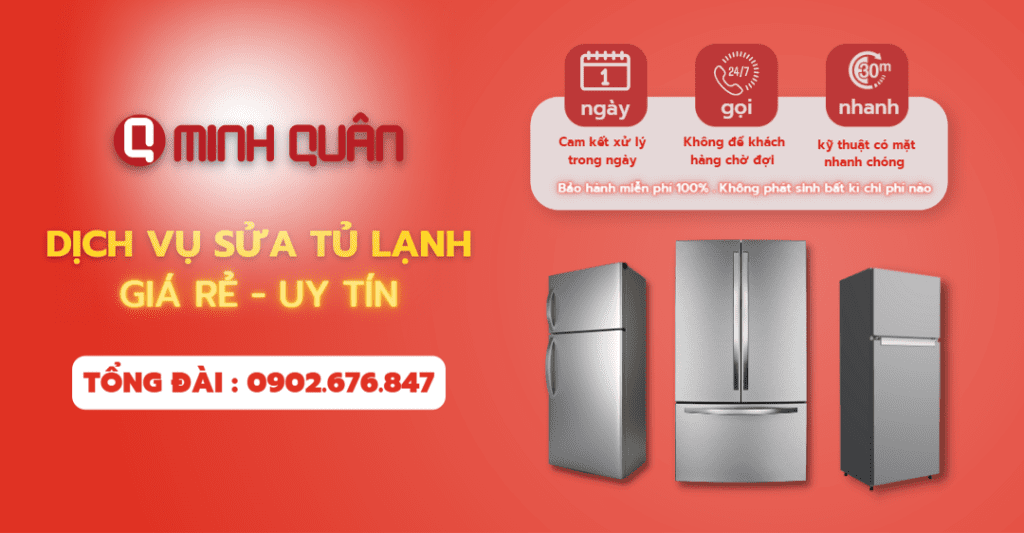 Dịch vụ sửa chữa tủ lạnh tại nhà giá rẻ TPHCM